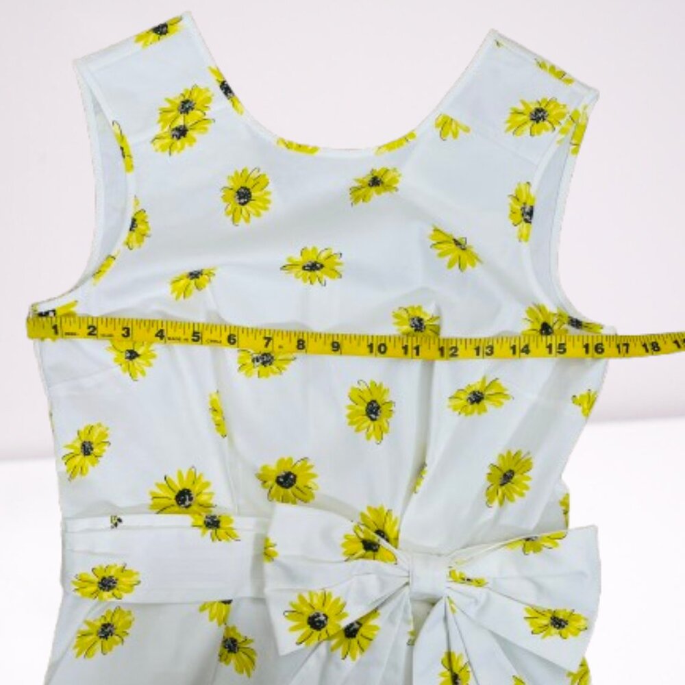 Kate Spade Daisy Dot Bow Peplum Top Old Money Size 4 WORN ONCE - Picture 9 of 11